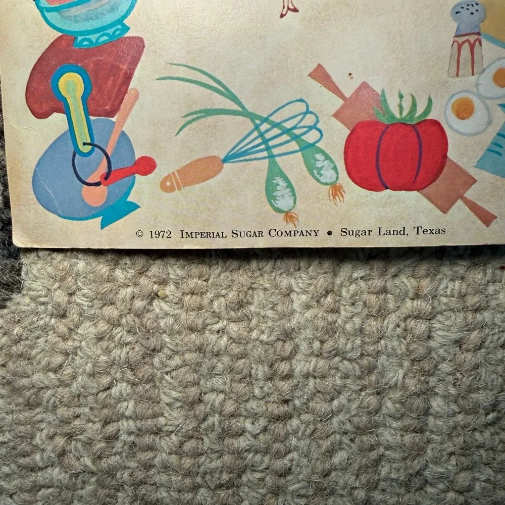 Vintage‎ 1972 Imperial Sugar My First Cookbook Kids Recipe Book